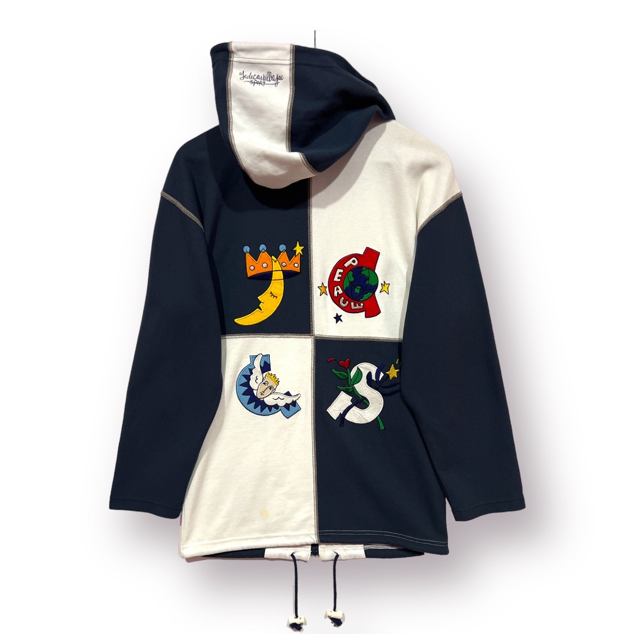 Vintage Y2K Jean Charles de Castel Bajac Hoodie leichte Jacke  