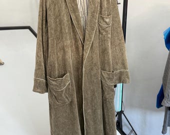 Vintage CELINE Paris Velour Robe Coat Old Celine Archive Piece
