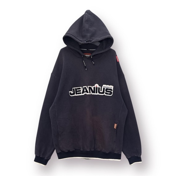 Vintage Japan Streetwear Akademiks Jeanius Distressed Faded Sweat