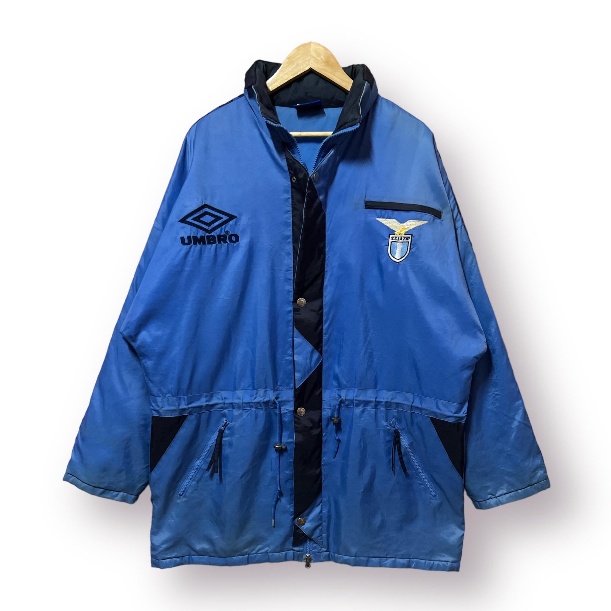 90s Umbro Trainer SS Lazio Soccer Club Windbreaker Baggy Jacket