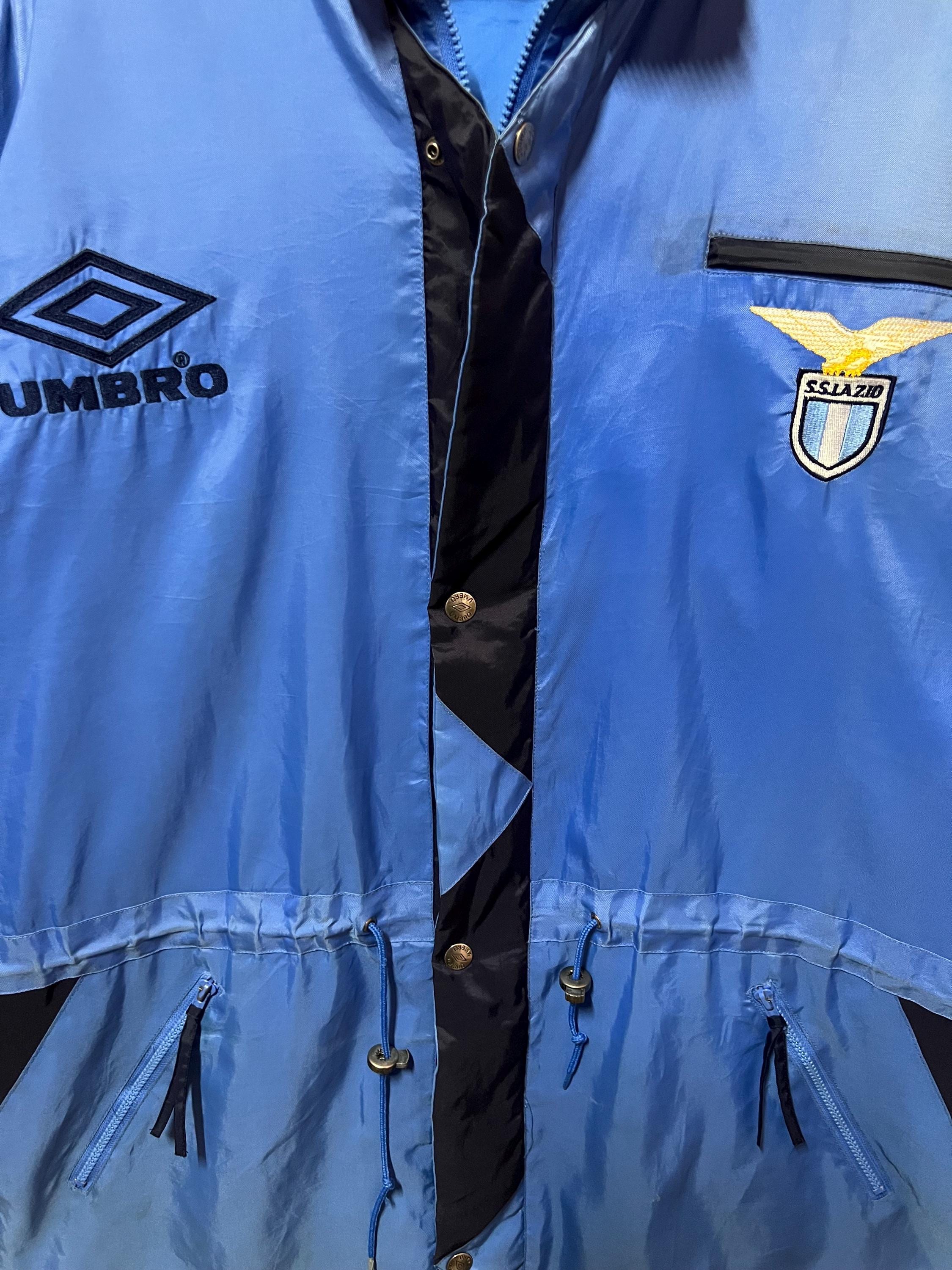 90s Umbro Trainer SS Lazio Soccer Club Windbreaker Baggy Jacket