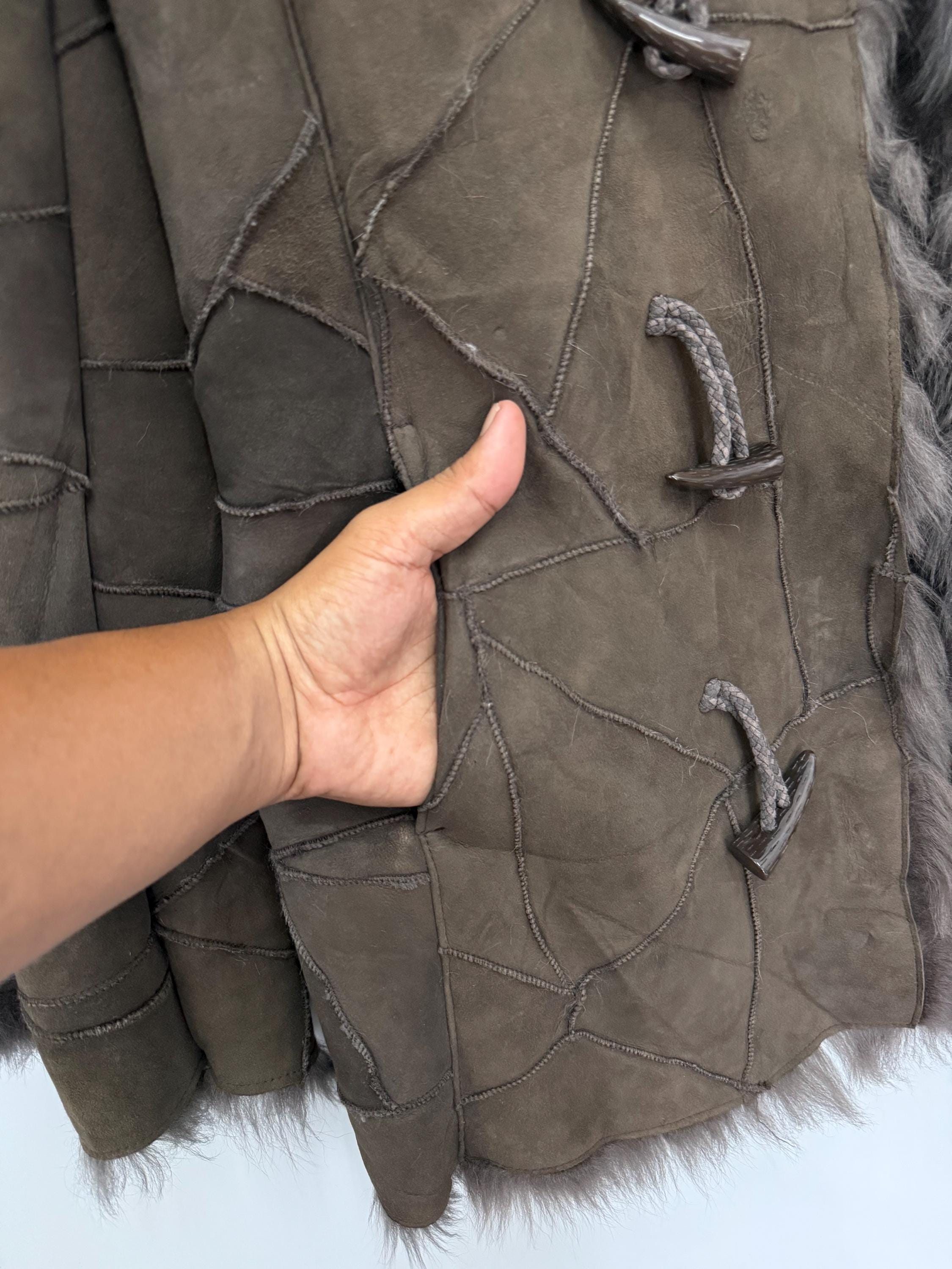 Vintage Japan Tornado Mart Patchwork Leather Hoodie Jacket - M - Etsy