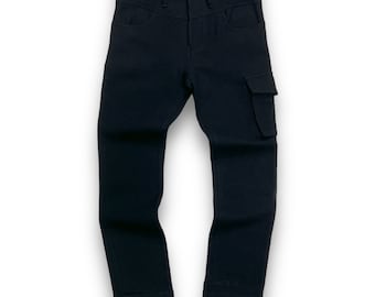Vintage Yohji Yamamoto Casual Brush Wool cargo Pocket Tapered pants