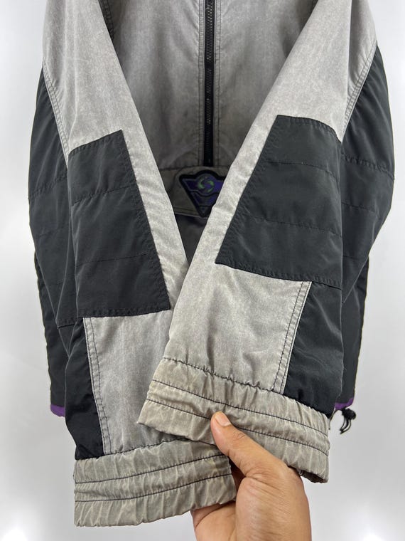 Vintage 90's Sims Snowboards USA Pullover Anorak Half Zipper Color