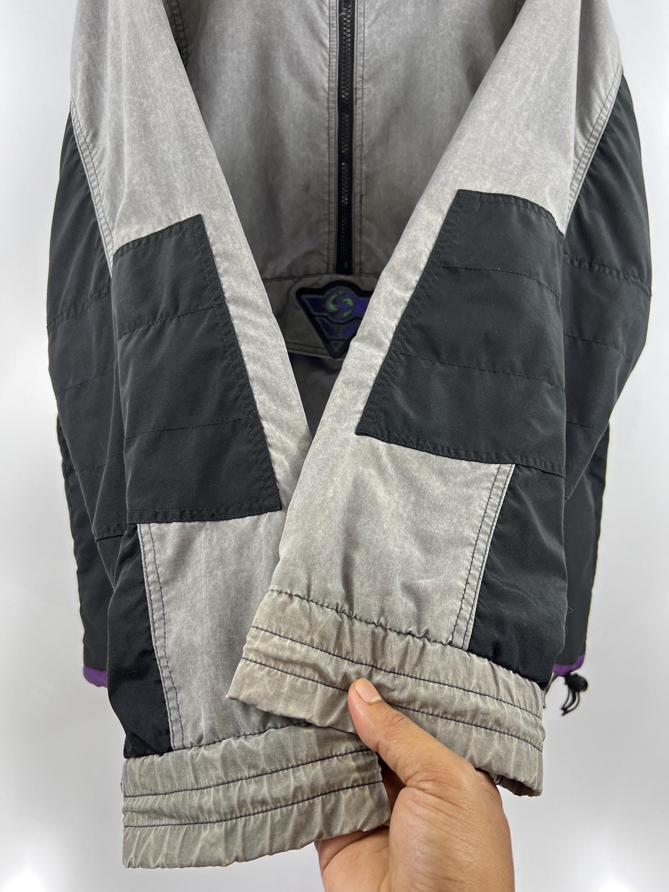Vintage 90's Sims Snowboards USA Pullover Anorak Half Zipper Color