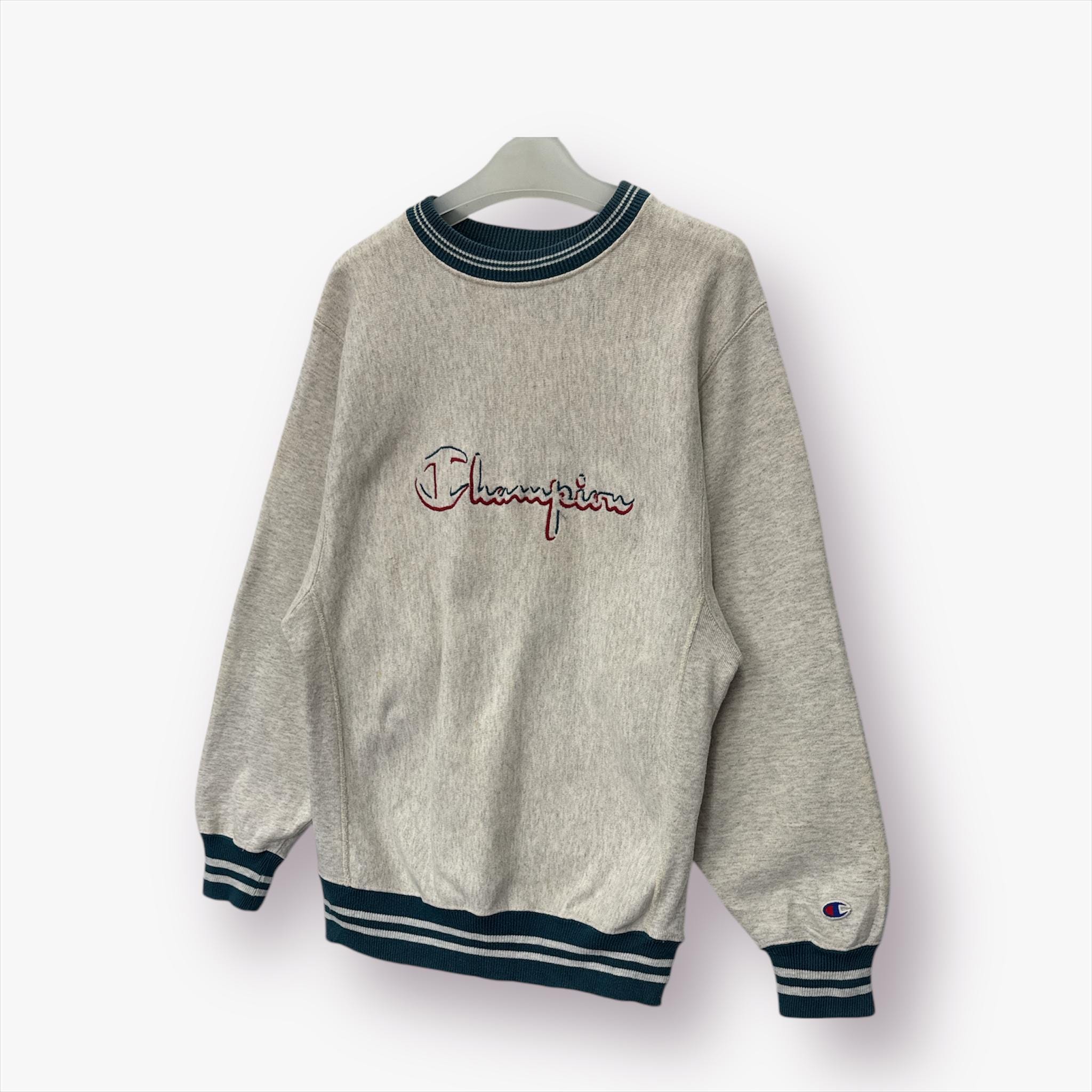 Vintage 90's Champion Reverse Weaves Made in USA Ambroided