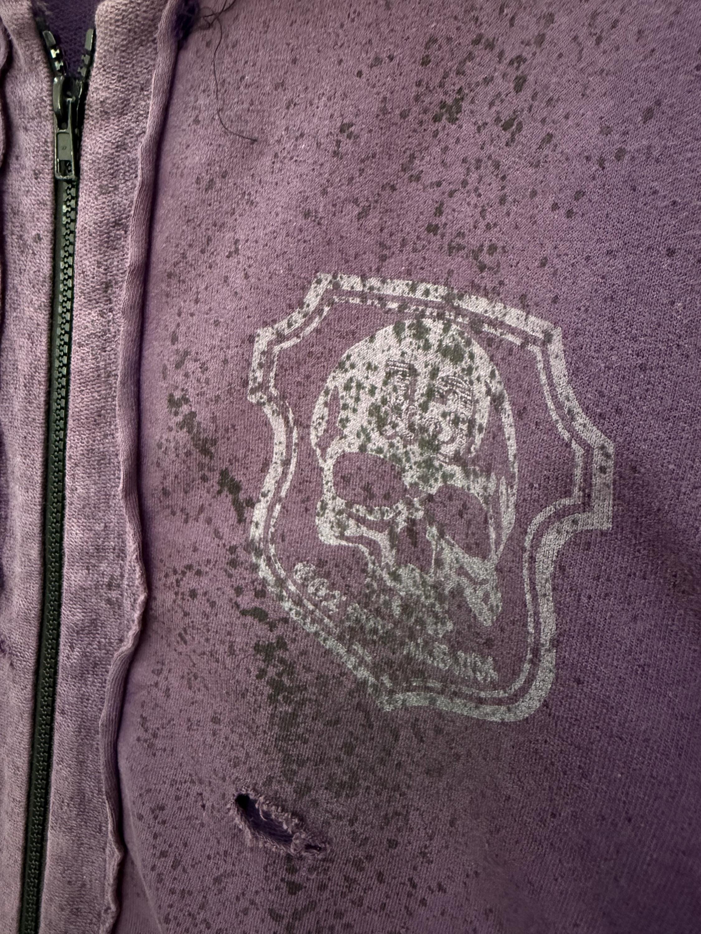 Vintage Sex Pot Revenge Hoodie – Crazy Distressed Punk Skull Sweat