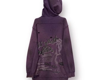 Vintage Sex Pot Revenge Hoodie – Crazy Distressed Punk Skull Sweat