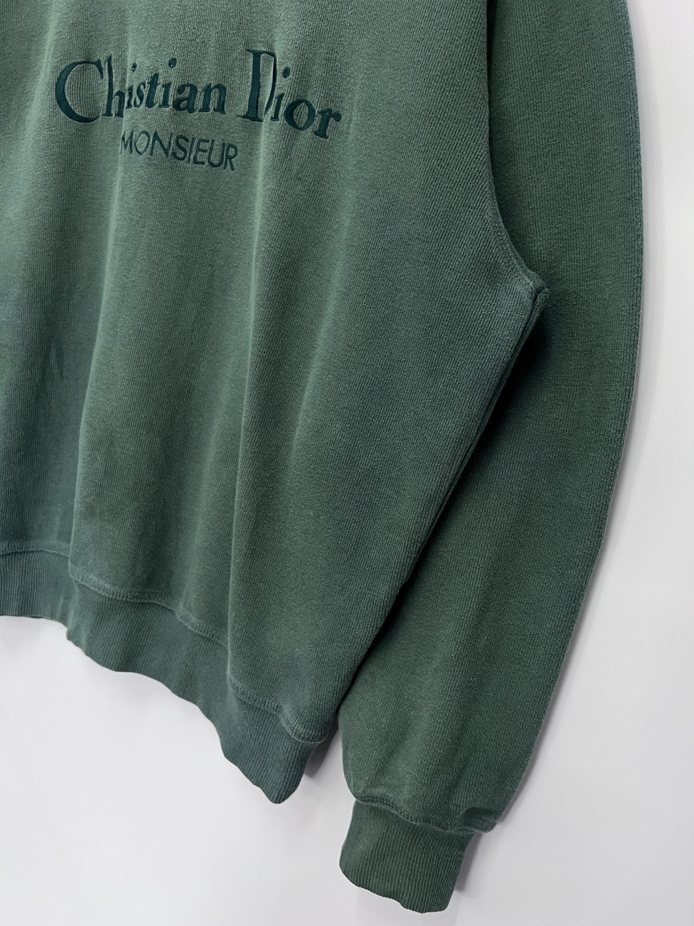 Vintage 90's Christian Dior Monsieur Embroidery Logo Rare Colors