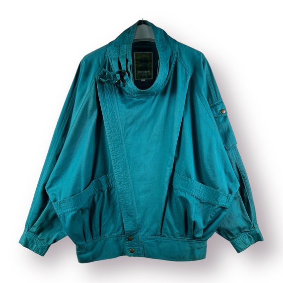Vintage bomber jacket HOT CREW Miyake inspired st… - image 1