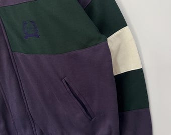 Vintage 90's Christian Dior Monsieur Full Zip Three Tone Colors