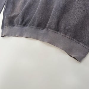 Vintage 80's Courréges Homme Paris Faded Valour Distressed Raglen Sweatshirt image 13
