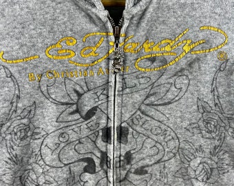 Vintage Y2000 ED HARDY by Christian Audigier hoodie jacket