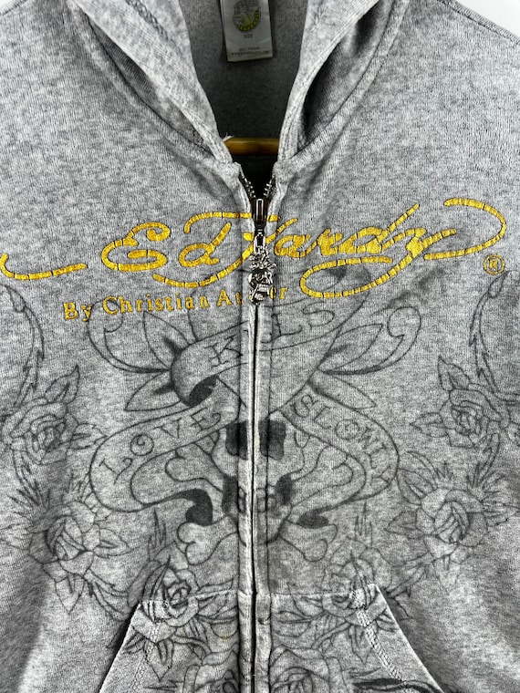Vintage Y2000 ED HARDY by Christian Audigier Hoodie Jacket
