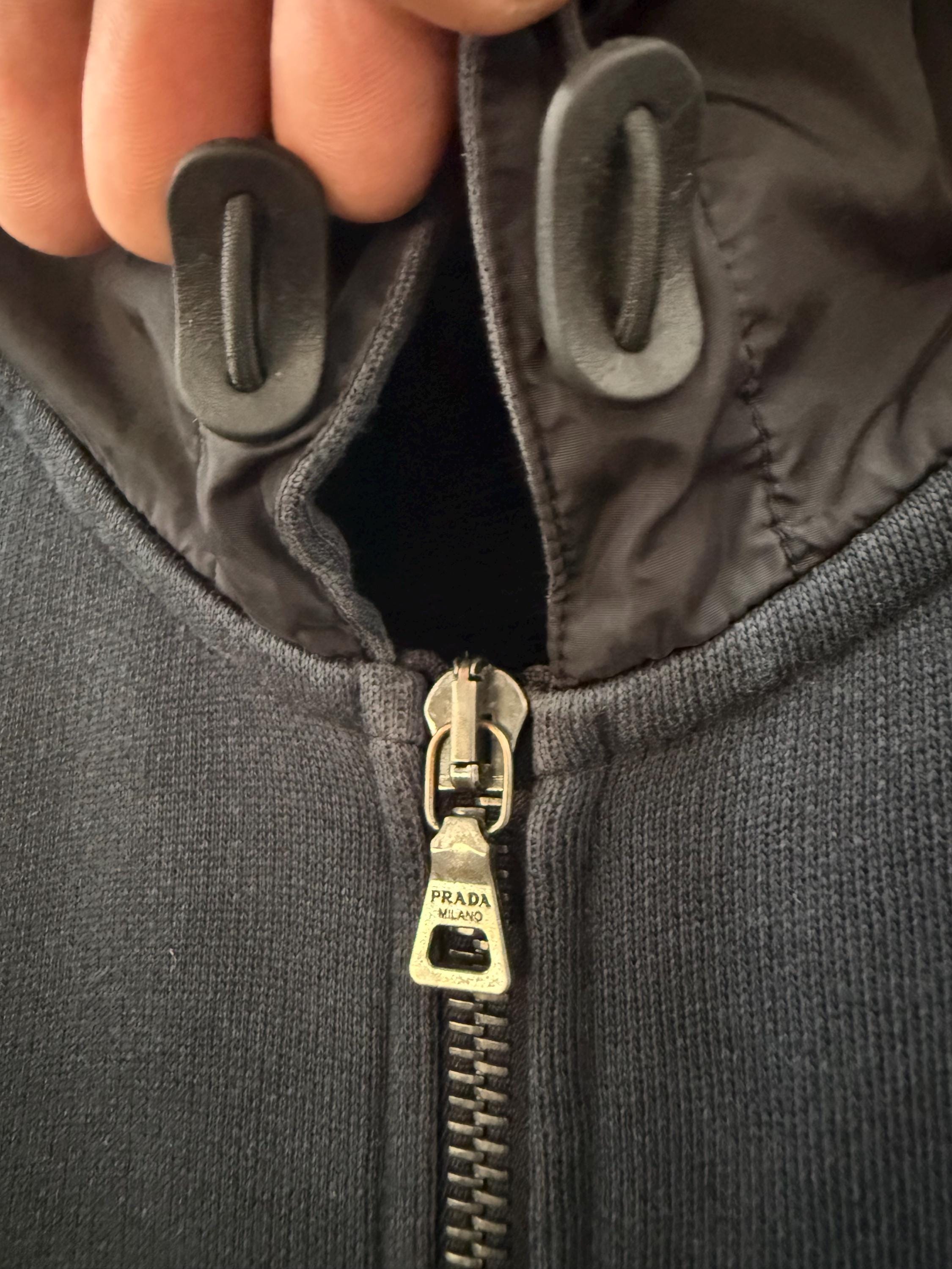 ⭐️最終値下⭐️PRADA Sport nylon hoodie Vintage PRADA Sport Nylon Hood Zipped Sweat - M - Etsy