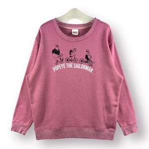 Vintage Popeye The Sailor Man Cartoon Network Sweatshirt - L