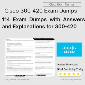 CISCO 300-420 Prüfung Dumps 144 Fragen & Antworten | Sofort Download