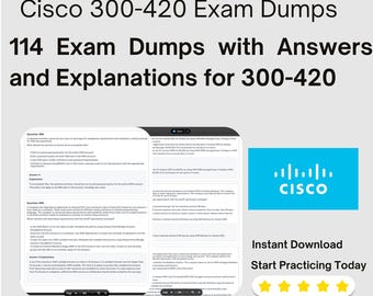 Preguntas y respuestas del examen CISCO 300-420 / Descarga instantánea