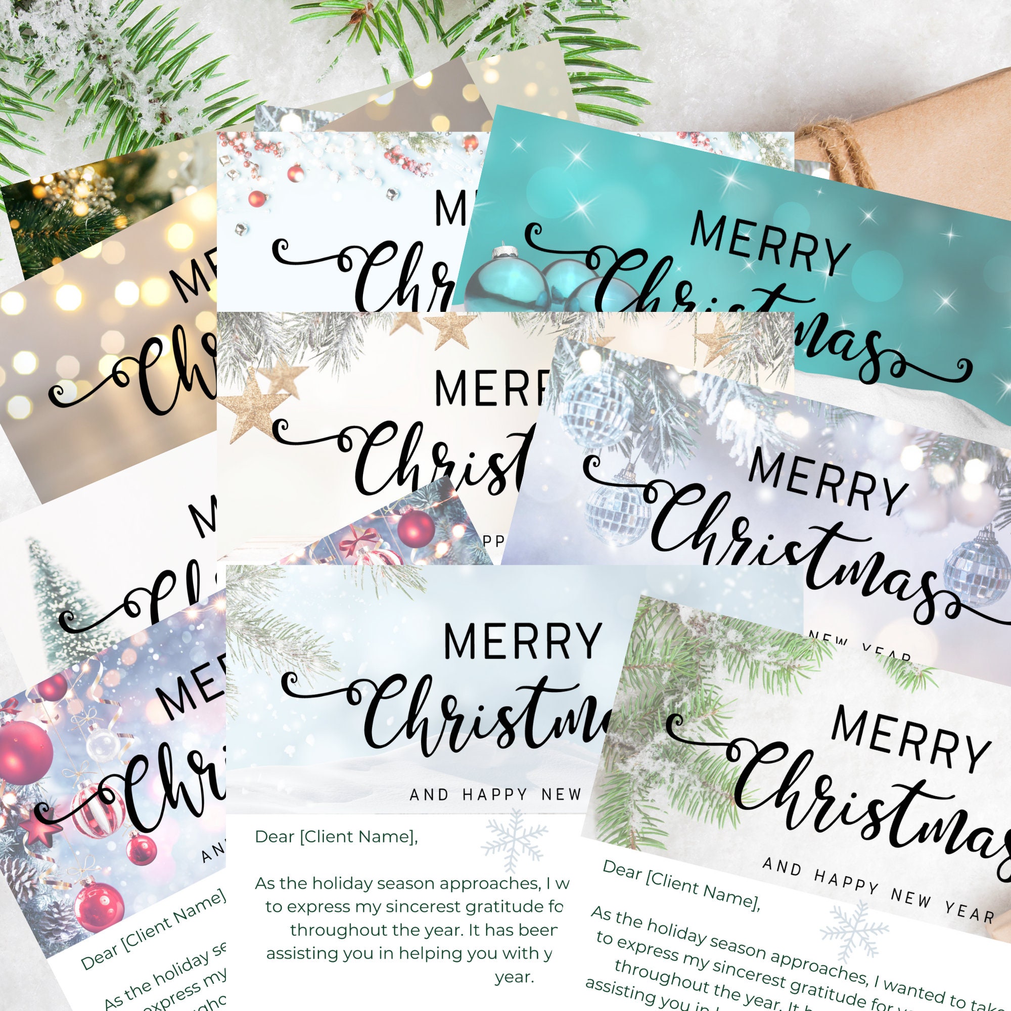 Real Estate Holiday Letter, Realtor Holiday Farming Letter, Real Estate