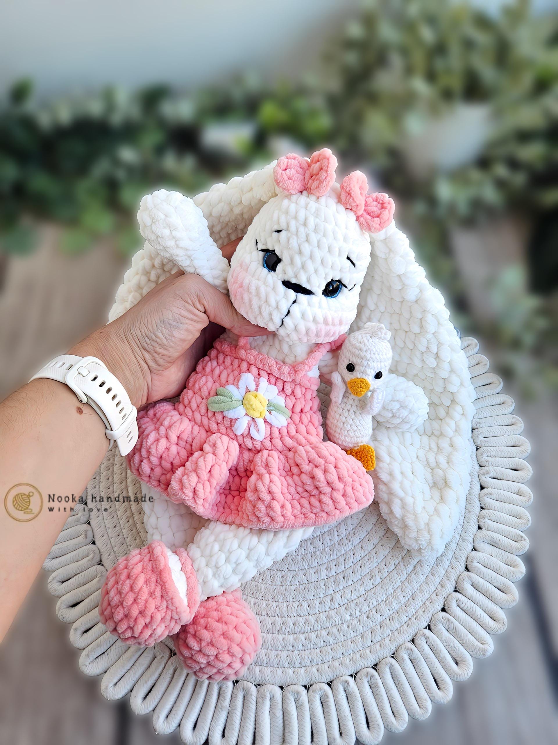 DORA Bunny Amigurumi/crochet Rabbit/ Easy Crochet Pattern/low Sew