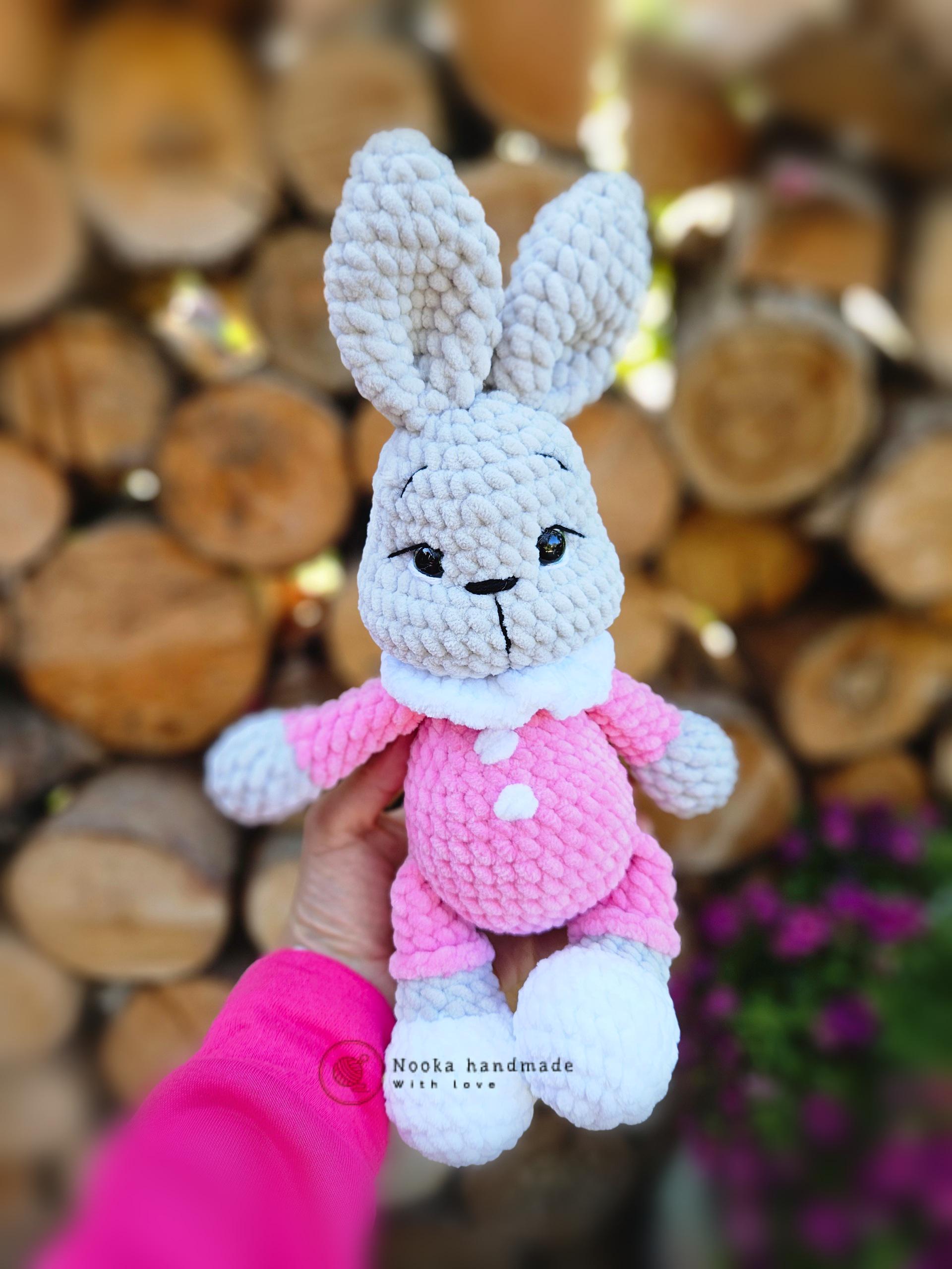 DOR うさぎの編みぐるみ/かぎ針編みのうさぎ/簡単なかぎ針編みの