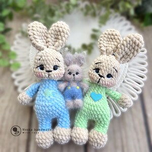 Patrón de conejito amigurumi de ganchillo: Peluche fácil de coser (patrón en PDF) imagen 9