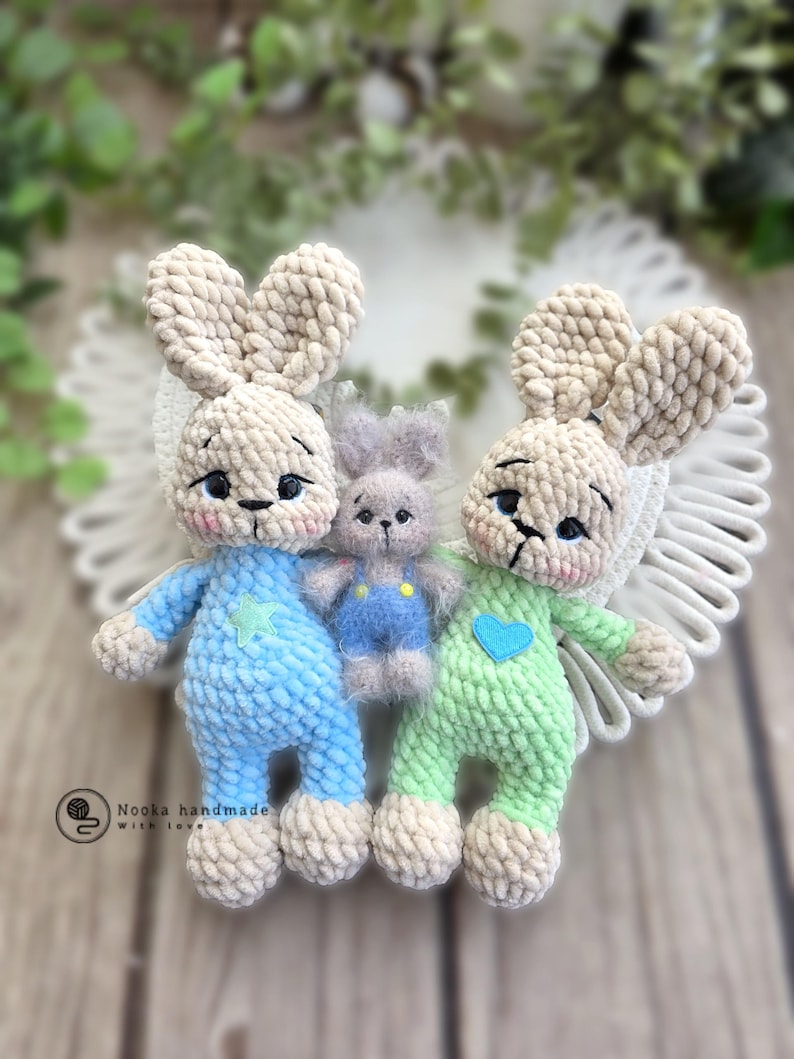 Patrón de conejito amigurumi de ganchillo: Peluche fácil de coser (patrón en PDF) imagen 9