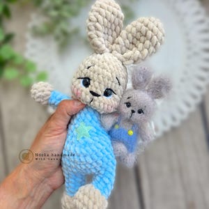 Patrón de conejito amigurumi de ganchillo: Peluche fácil de coser (patrón en PDF) imagen 10