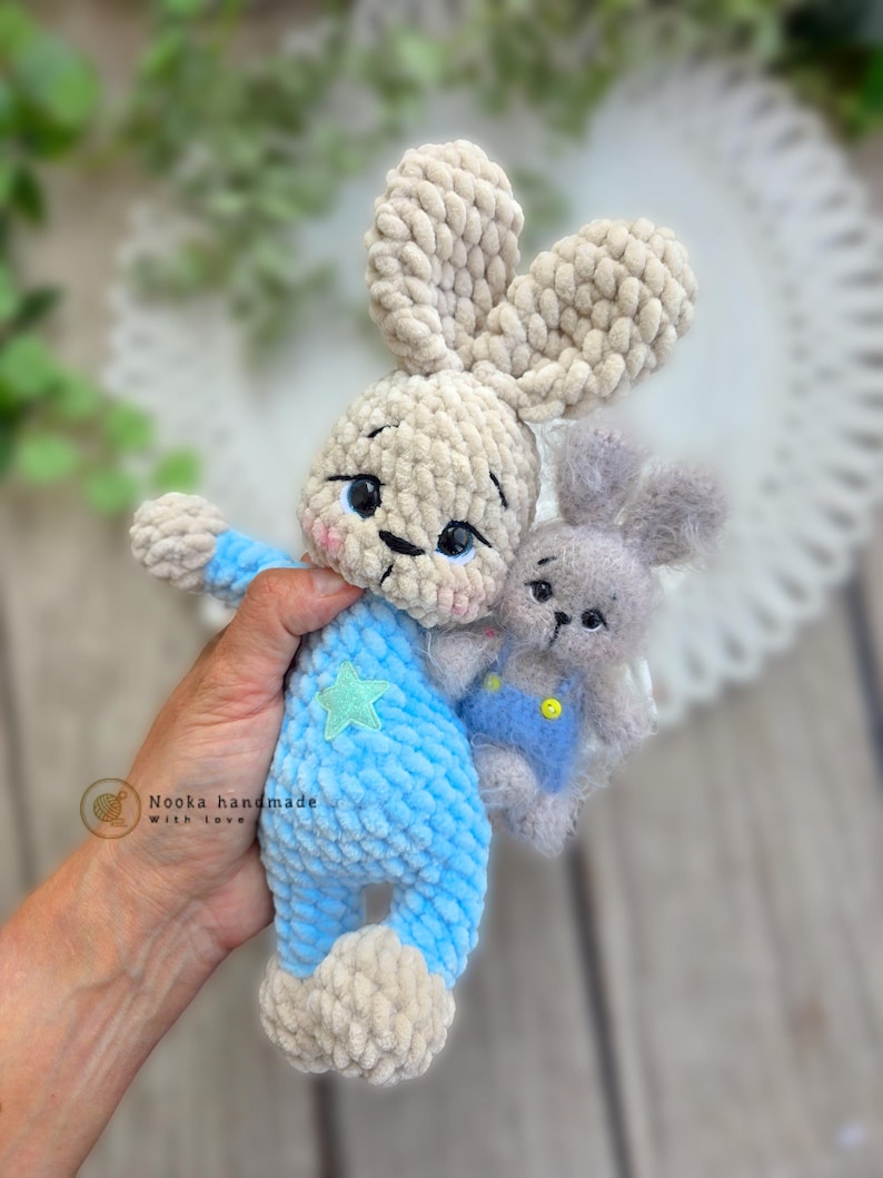 Patrón de conejito amigurumi de ganchillo: Peluche fácil de coser (patrón en PDF) imagen 10