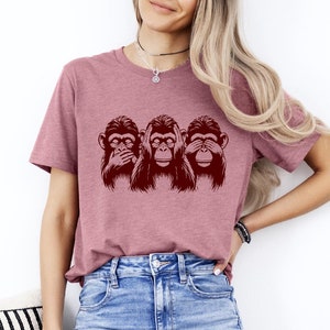 Emoji Shirt - Three Monkeys Emoji Shirt - Three Monkeys