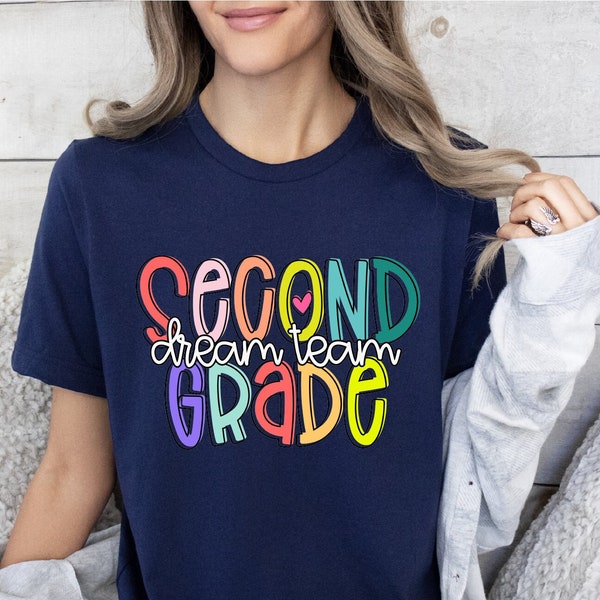 Second Grade Teacher Shirt, 2nd Grade Teacher T-Shirt, Cute Second Grade Shirt, Second Grade Teacher Tee, 2nd Grade Teacher Shirt, Teacher