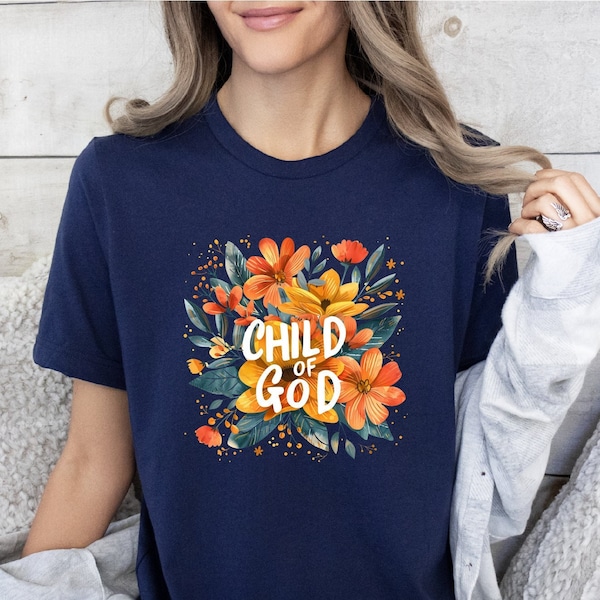 Child of God Shirt Toddler, Christian Toddler Shirt, Religious Kids Shirt, Sunday School Shirt, God Lover Shirt, Baptism Baby Toddler Shirt