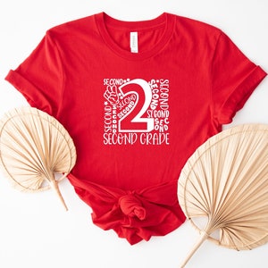 Second Grade Teacher Shirt Second Grade Shirt Custom Second Grade Tshirt 2nd Grade Team Personalized Teacher 2nd Grade Shirt