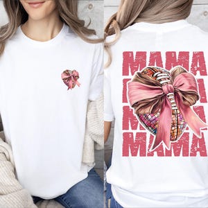 Football Mom Shirt Custom Football Mama Shirt Name Number Mom Football Shirt Comfort Colors Personalized Football Mom Tee Football Mom Gifts