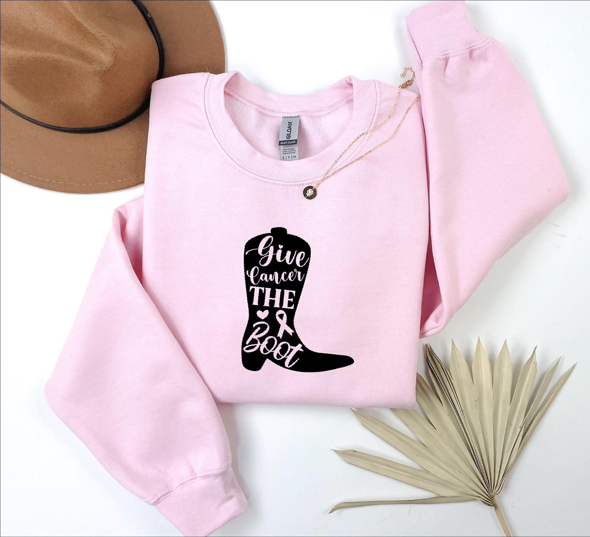 Give Cancer The Boot T-shirt, Breast Cancer Shirt, Motivational Shirt, Cancer Awareness Shirt, Cancer Warrior Shirt, Breast Cancer Awareness