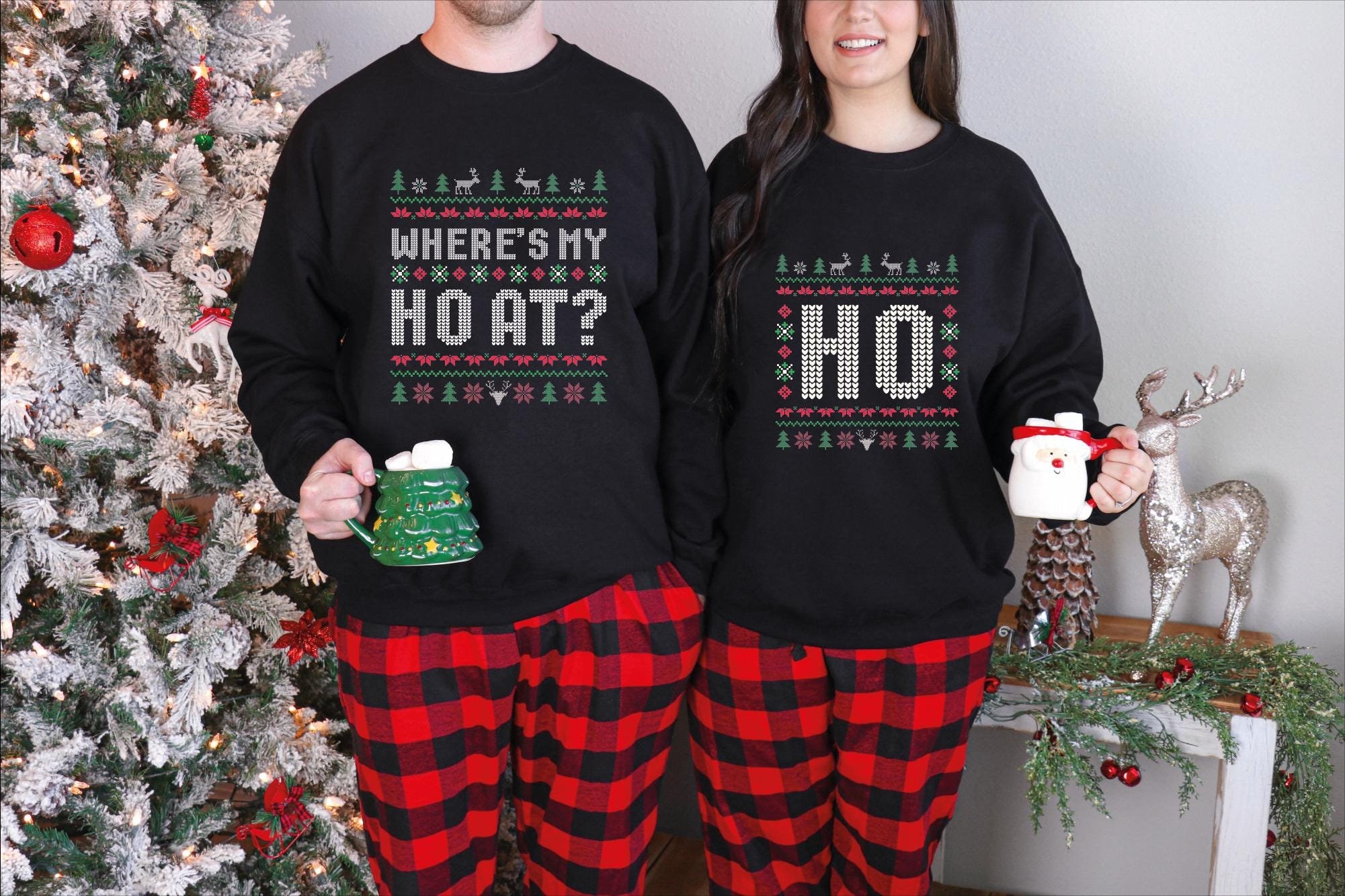 Christmas Pajamas Matching Ugly Christmas Sweaters Ugly Christmas