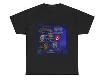 Underworld Band the Anthology, Album Cover Tee, Printed Music