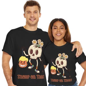 Subtle Trump Halloween Shirt: Punny Unisex Tee - Spooky Season