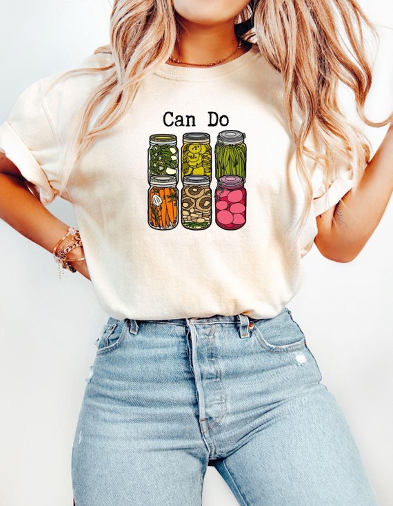 Home Canning T-shirt |Homesteading Shirt | Retro Canner Gift |Pickle Jar Cottagecore |Farm Wear | Farmer Market Apparel