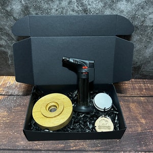 Smoked Cocktail Gift Set with Double Smoking Tray, Smoking Chips