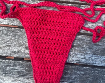 Cherry Red Bikini BOTTOM