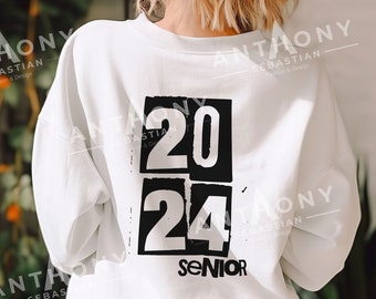 2024 Senior SVG, Class of 2024 SVG, High School Shirt Svg, University SVG, Graduation 2024 Svg