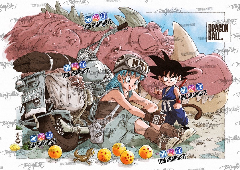 Ensky PT-255 Paper Theater Dragon Ball Adventure of Goku and Bulma 2