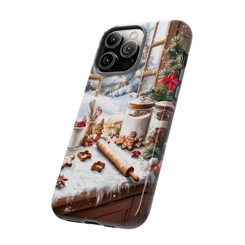 Kerstbakkerij-telefoonhoesje MagSafe | Hoes met traditionele kerstsnoepjes | Traditioneel koekje voor iPhone 17, Google Pixel 9 en Samsung Galaxy S26 afbeelding 6