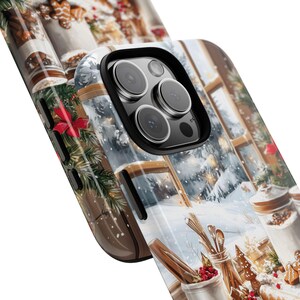 Kerstbakkerij-telefoonhoesje MagSafe | Hoes met traditionele kerstsnoepjes | Traditioneel koekje voor iPhone 17, Google Pixel 9 en Samsung Galaxy S26 afbeelding 5