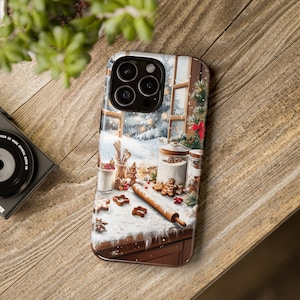 Kerstbakkerij-telefoonhoesje MagSafe | Hoes met traditionele kerstsnoepjes | Traditioneel koekje voor iPhone 17, Google Pixel 9 en Samsung Galaxy S26 afbeelding 8