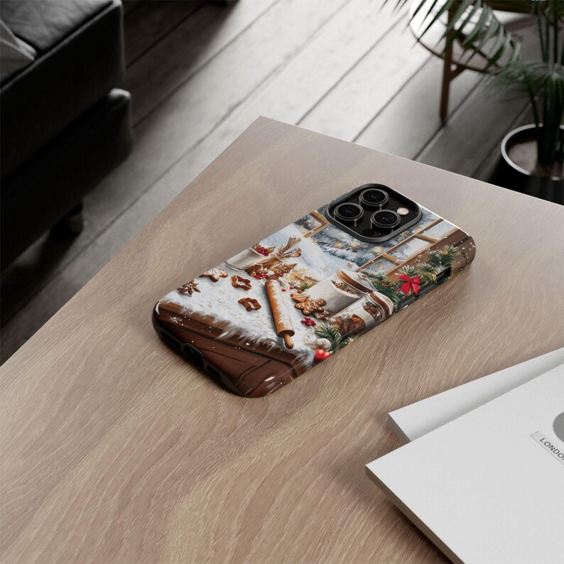 Kerstbakkerij-telefoonhoesje MagSafe | Hoes met traditionele kerstsnoepjes | Traditioneel koekje voor iPhone 17, Google Pixel 9 en Samsung Galaxy S26 afbeelding 9