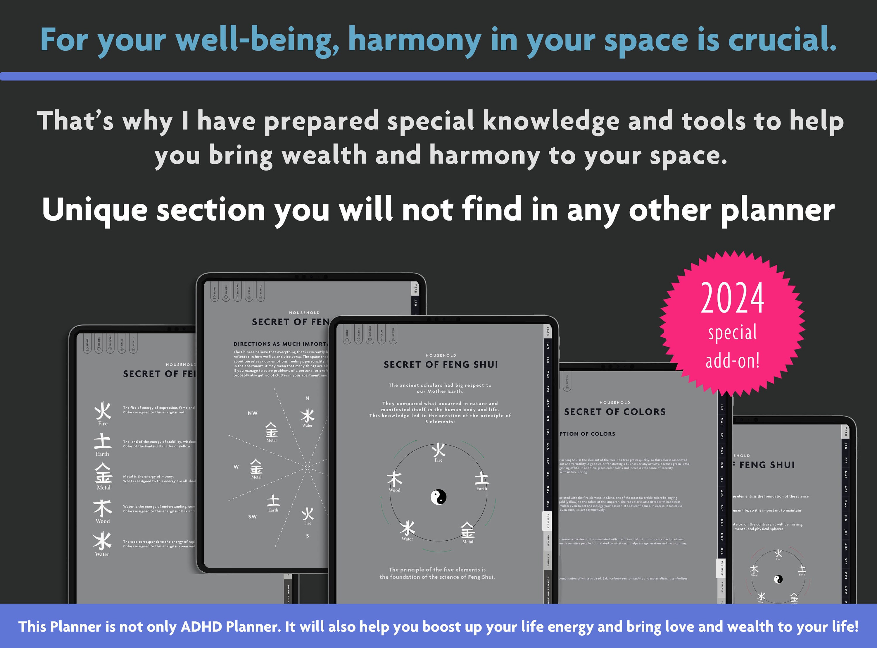 2024 ADHD Digital Planner by an Adhder | Compatible With iPad ...