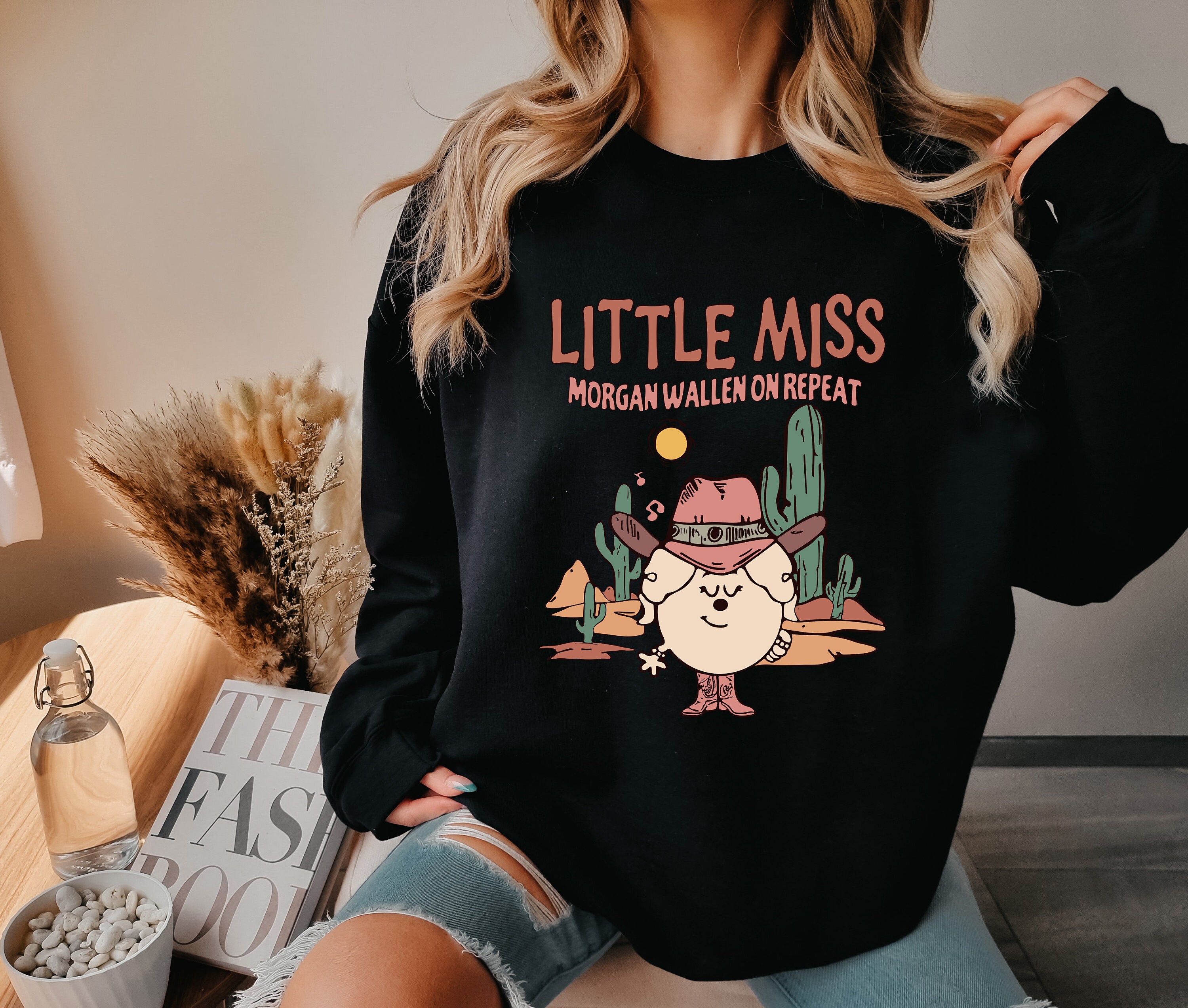 MORGAN WALLEN OVERSIED CREW SWEATSHIRT
