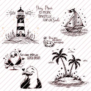 Mer – Laser – Traceur - Maritime SVG